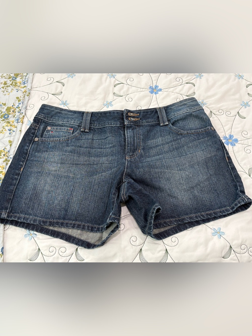 Tommy Hilfiger Dark Blue Denim Jean Shorts